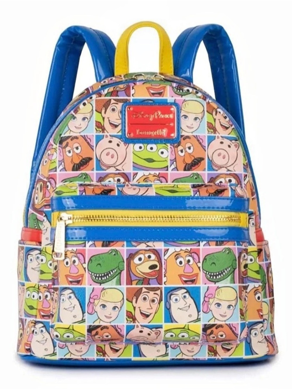 Disney Parks Loungefly Mini Backpack - Toy Story Character Squares